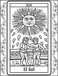 Libro de Tarot para colorear