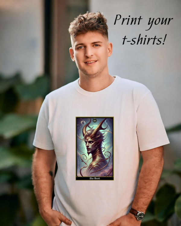 Decora tus camisetas con la baraja de Tarot